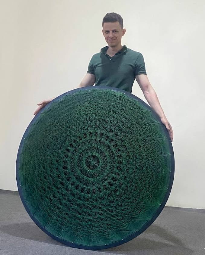 Jad holding Emerald Ripple